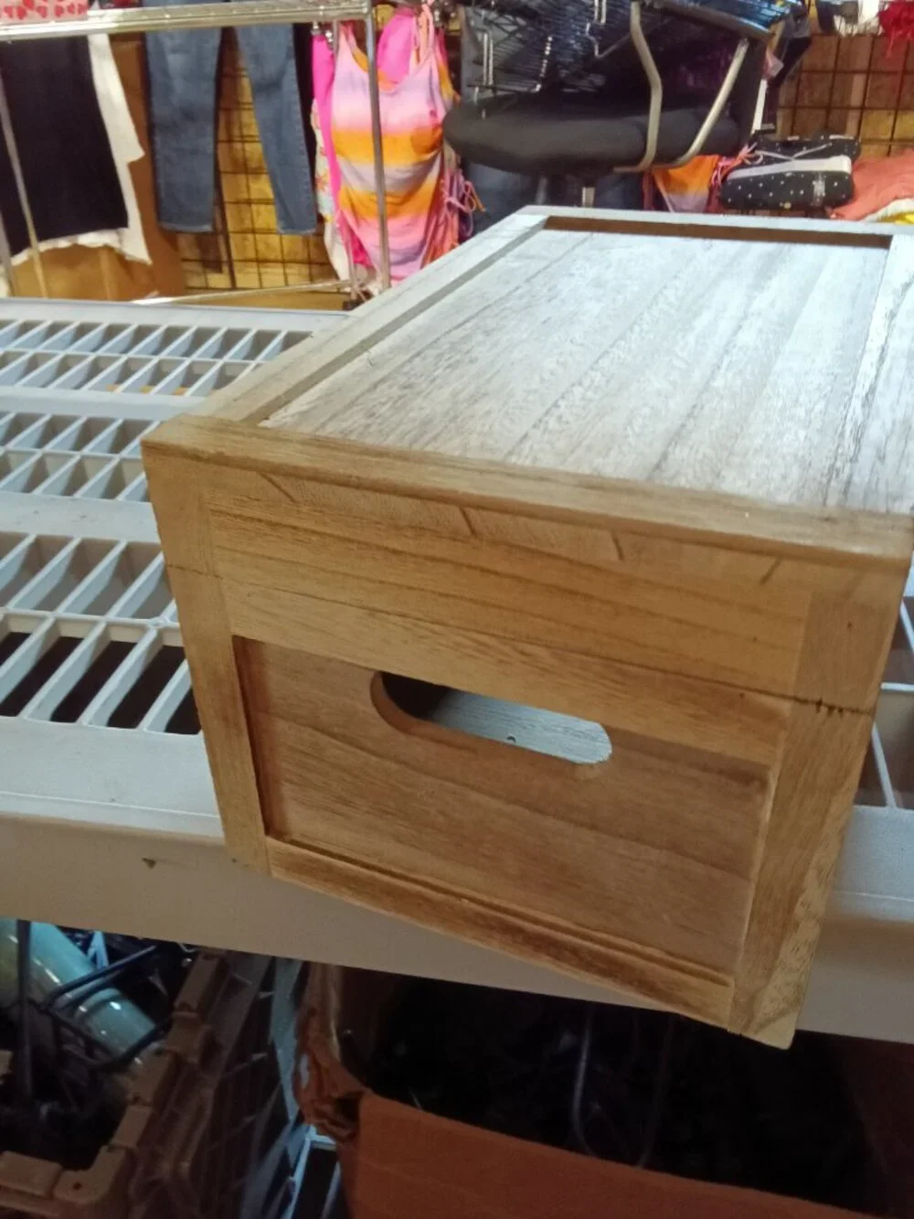 Farmhouse Wooden Storage Box with Lid - 25% Off When You Bundle 5+ Items